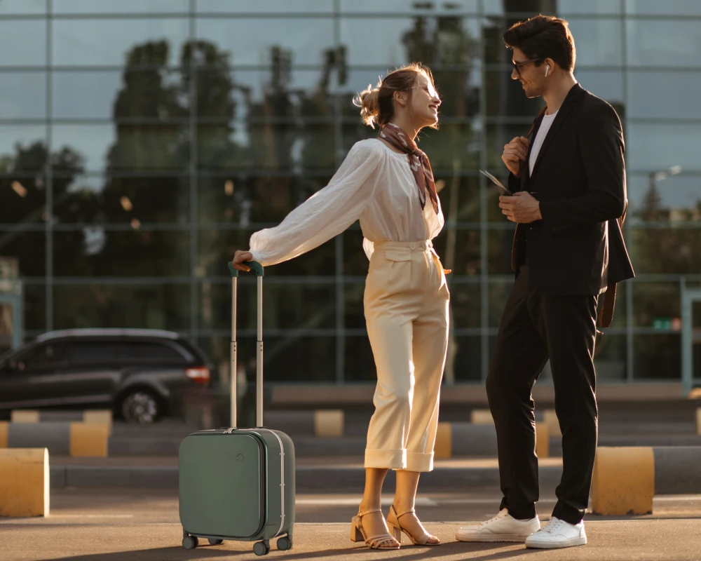 luggage with laptop compartment