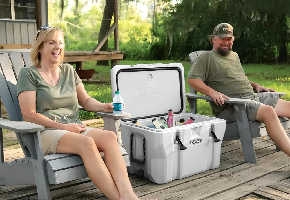 outdoor cooler with storage