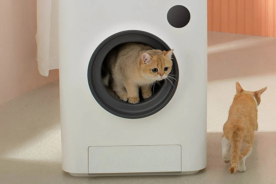 self cleaning litter box