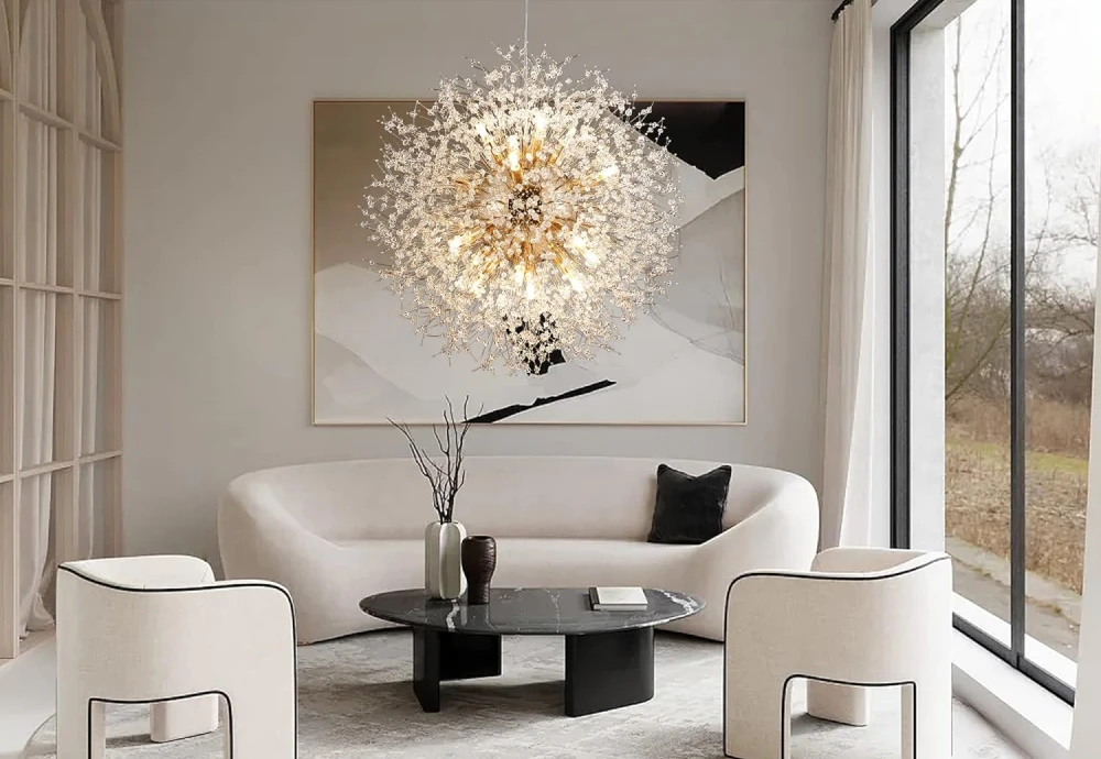 crystal ball chandelier