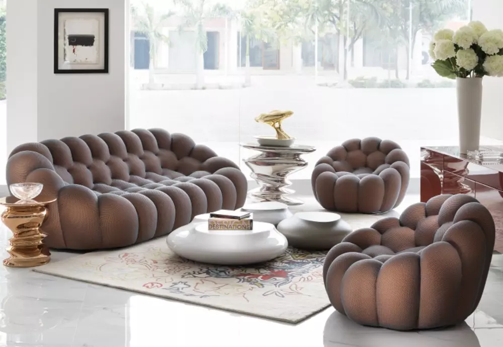 cream bubble sofa