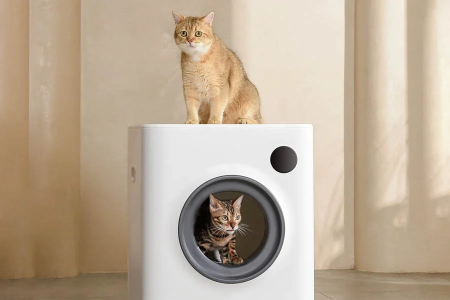 automatic litter box for multiple cats
